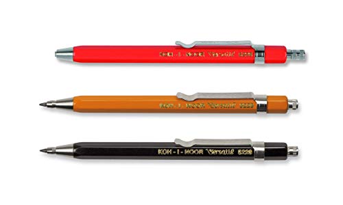 Lápis de Carvão KOH I NOOR Versatile (Amarelo) Koh-I-Noor Hartmuth a.s. - Lápis - médio, não esfuma, madeira de cedro
