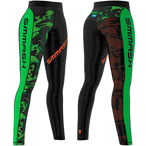 Calças para Mulher SMMASH X-Wear Multicor para Fitness (XS) SMMASH X-WEAR - Calças - multicor, fitness, XS