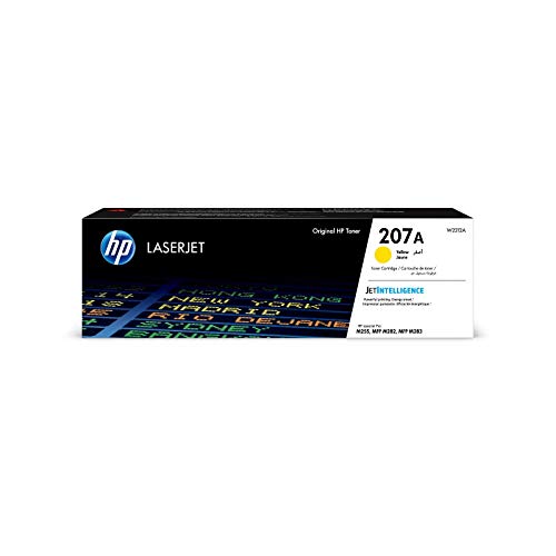 Toner HP LaserJet Original 207A Jaune (CN637A) HP - Cartuchos de toner e jato de tinta - 1250 páginas, laser, amarelo, cn637a