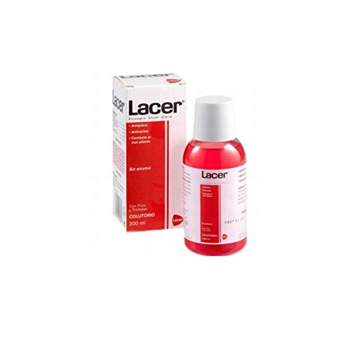 Lácer Colutorio Enjuage Bucal Diário 200 ml Lacer - Enxaguatório bucal - higiene bucal, 200 ml, antibacteriano, dentes saudáveis