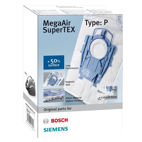 Acessórios para Aspiradores BOSCH BBZ41FP Bosch - Acessórios de aspirador - bolsa, branco, nylon, 60 cm