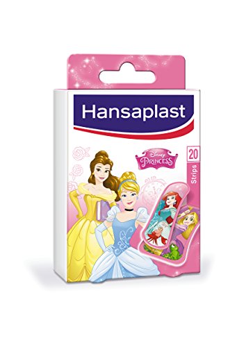 Hansaplast Apoios para Crianças Princesas (20 Un) HANSAPLAST - Fita médica e bandagens - proteção, feridas, suaves, fáceis de aplicar