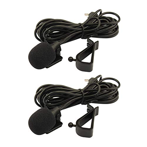 Microfone Auto-Recetor FUTHEDA 2 Peças (Preto) Futheda - Microfones - auto-receptor, preto, 2 peças