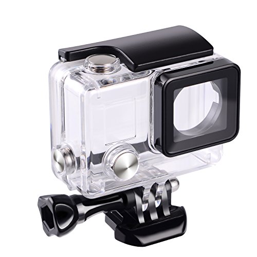 Capa de Proteção SUPTIG H4/3+/3 (Go Pro - Preto) Suptig - Peças e acessórios para câmeras - go pro, proteção, água, resistente, metálico