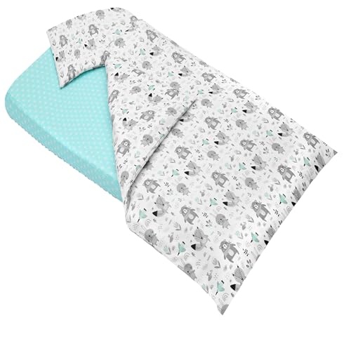 Conjunto edredões LOVELY HIPPO 100% algodão (80x160 cm) VRC Products - Capas de edredão - algodão, 80x160 cm