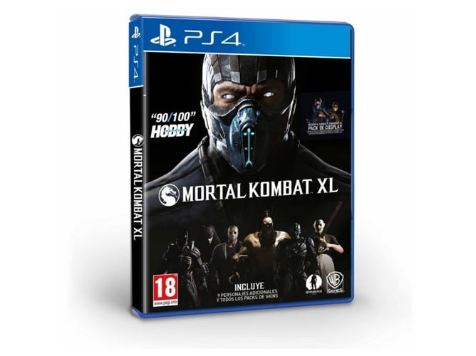 Jogo PS4 Mortal Kombat XL (M18 - Violência) WARNER BROS - Software de jogos de vídeo - ps4, mortal kombat xl, m18, violência