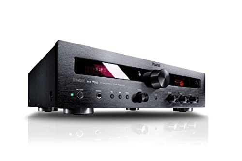 Amplificador MAGNAT MR 750 (Preto - 50 W) MAGNAT - Áudio - amplificador, 50 W, frequências, 20-20000 Hz