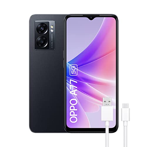 Smartphone OPPO A77 5G (6.7'' - 4 GB - 64 GB - Preto) Oppo - Telemóveis - 6.7, 4 GB, 64 gb, 5g