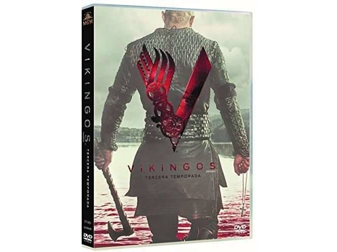 DVD Vikings - Temporada 3 (Edição em Espanhol) Michael Hirst - Dvds e vídeos - temporada 3, edição espanhola