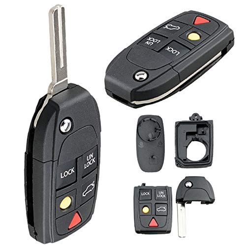 Chaveiro CASO 5 Botões (Volvo - S60, S80, V70, XC70) Super1 - Alarmes e fechaduras de veículos - volvo, s60, s80, v70, xc70