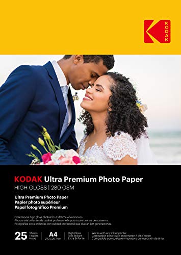 Papel Fotográfico KODAK Premium RC Paper Kodak - Papel de impressora e copiadora - papel fotográfico, kodak, premium rc paper, qualidade elevada, acabamento mate, profissional
