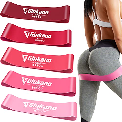 Conjunto de 5 Bandas Elásticas HAQUNO (Preto - Poliuretano) Haquno - Bandas de exercício - 5 bandas elásticas, preto, poliuretano, desenvolvimento muscular, fisioterapia