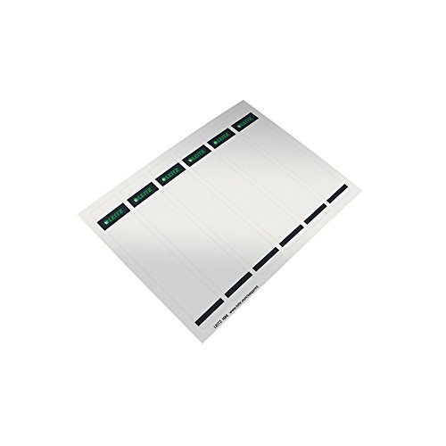 Etiquetas Autocolantes ESSELTE 16860085 (100 unidades) Leitz - Separadores de pastas - autocolantes, 100 unidades, preto, cinzento