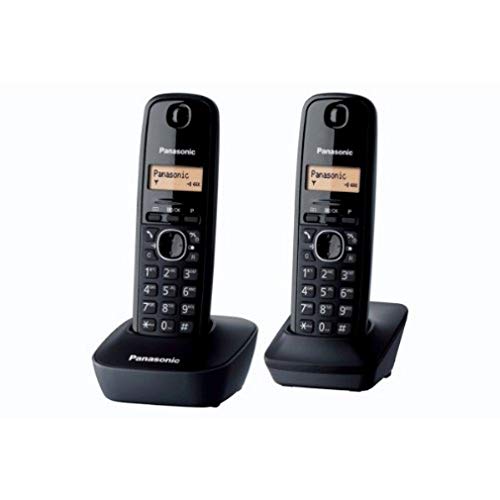 Telefone sem fio PANASONIC KX-TG1612 Preto, cinzento Panasonic - Telefonia - sem fio, preto, cinzento