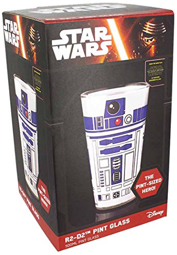 Caneca STAR WARS R2-D2 (Vermelho - Vidro) 
Marca:
Paladone
 - Copos de cerveja - caneca, star wars, r2-d2, vermelho, vidro, 330ml