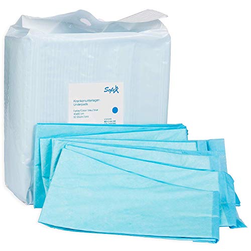 Almofadas Desperdiçáveis Azul (40 x 60 cm) 50 Unidades SF Medical Products GmbH - Banho e corpo - azul, 40x60cm, 50 unidades