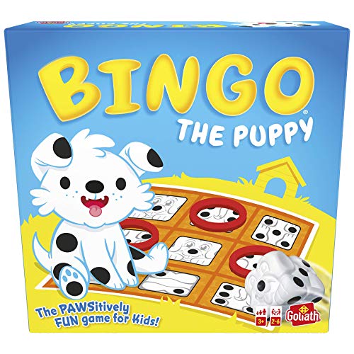 Jogo de tabuleiro GOLIATH Bingo the puppy Goliath - Jogos - educativo, jogo infantil, dado de saltarino, anéis