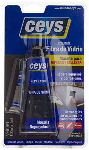 Adesivo Reparador Fibra Vidro 3M (50 ml) Desconocido - Cola e adesivos de hardware - fibra de vidro, 50 ml, reparador