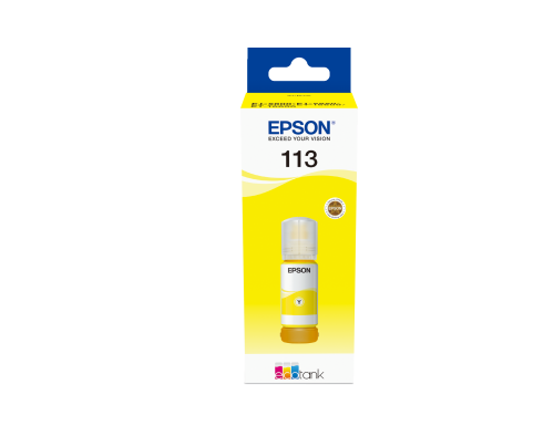Tinteiro EPSON 113 EcoTank Amarelo (C13T00R340) Epson - Recargas de cartuchos de tinta e toner - epson, amarelo, Ecotank