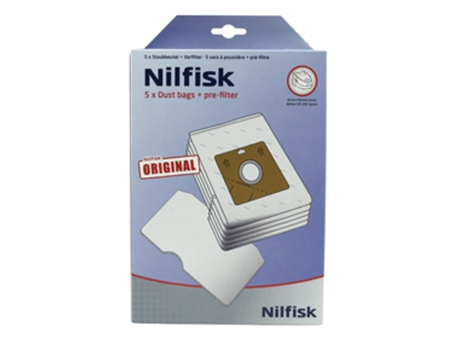 Saco para Máquina de Limpeza NILFISK 30050002 Nilfisk - Acessórios de aspirador - saco, máquina de limpeza, nilfisk, recargas, prefiltros, aspirador