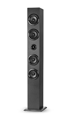 Torre de Som Elbe TW-402-BT | Preto (Sistema Hi Fi) Elbe - Alto-falantes - hi fi, preto, sistema
