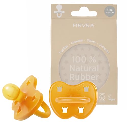 Chupeta Natural Hevea Redonda 3-36 Meses 2 Unidades HEVEA - Cuidados com a higiene oral - natural, hevea, redonda, 3-36 meses