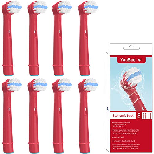 Recargas para Escova de Dentes YANBAN 8 Unidades YanBan - Acessórios para escova de dentes - recarga, escova de dentes, yanban, 8 unidades