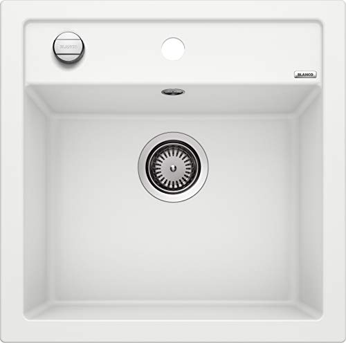 Tampo de Lavatório BLANCO Dalago 5 (Branco - Cerâmica e Aço Inoxidável) BLANCO - Pias de cozinha e utilidade - cerâmica, aço inoxidável, fácil de limpar