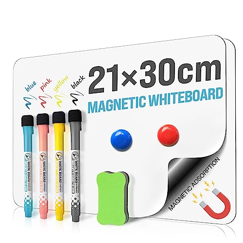 Quadro Branco Magnético com Marcador e Apagador NCKIHRKK - Quadros brancos de apagar a seco - magnético, marcador, apagador