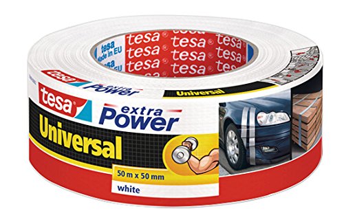 Fita Adesiva Universal Tesa Extra Power Branco (50 x 50 cm) TESA - Fita adesiva de ferragens - universal, 50x50 cm, resistente à água, reparação