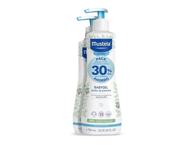 Gel de Banho MUSTELA Baby Gel 500ml (500 ml) Mustela - Banho e corpo - gel, banho, 500ml, suave, delicado