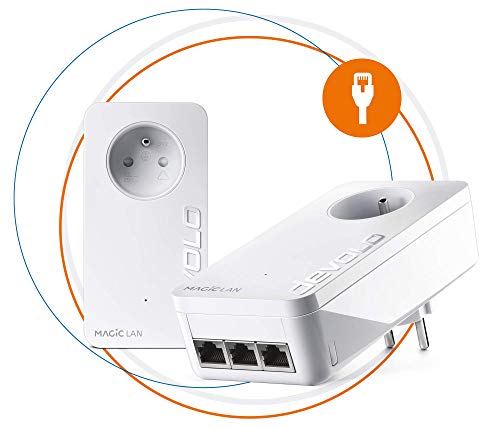 Powerline DEVOLO Magic 2 LAN Starter Kit 8576 DEVOLO - Adaptadores power over ethernet - powerline, lan, starter kit