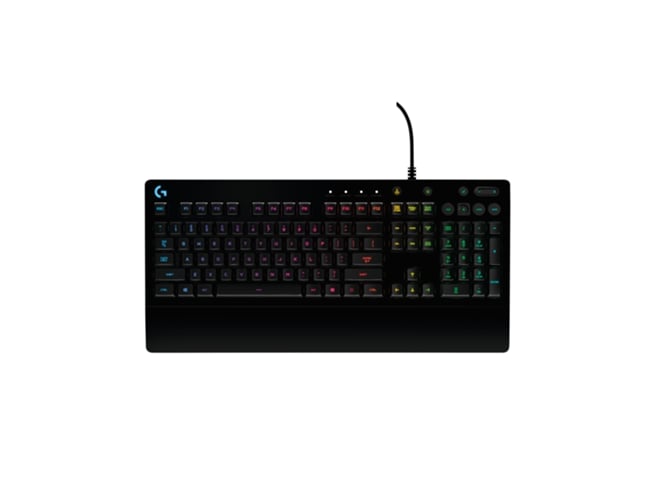 Teclado Gaming Logitech G G123 Preto (Acessório Informática e Tel.) Logitech - Teclados - gaming, usb 2.0, 104 teclas, preto