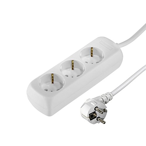 Extensão Elétrica HAMA 00108842 | 5 m - 3 Tomadas Hama - Fios e cabos elétricos - 5 m, 3 tomadas
