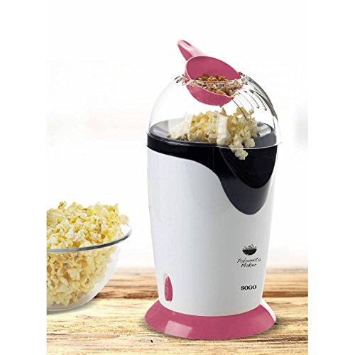Máquina de Pipocas SOGO PAL-SS-11320 (100 W) SOGO - Máquinas de pipocas - 100 W, rosa