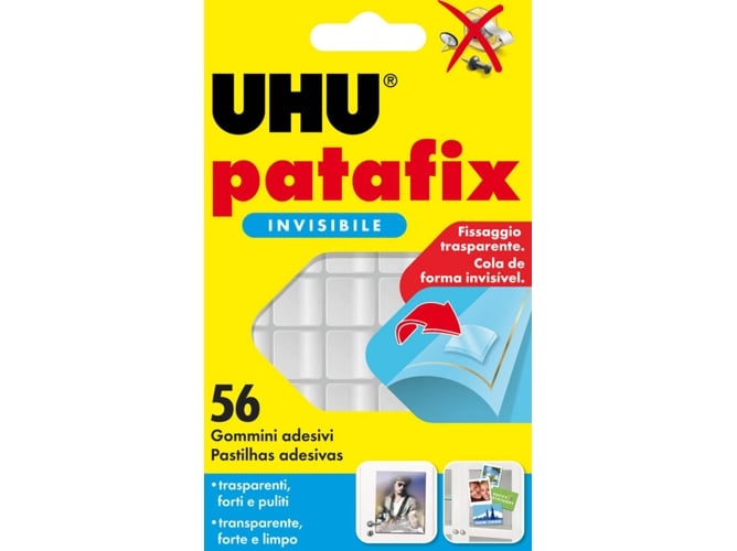 Etiqueta para Montagem UHU D1601 (Acessório Imagem e Som) UHU - Cola e adesivos de hardware - etiqueta, montagem, plástico, preto, azul