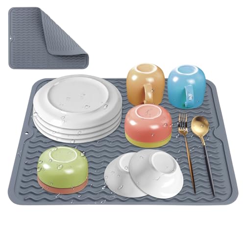 Escovilhas para Cozinha UkoFever 15x40 cm UKOFEW - Escorredores de louça e tabuleiros de escorrer - microfibra, preto, 15x40 cm