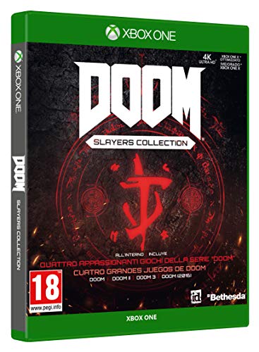 Jogo Xbox One Doom Slayers Collection (M18) Bethesda - Software de jogos de vídeo - jogo, xbox one, doom, slayers collection, m18