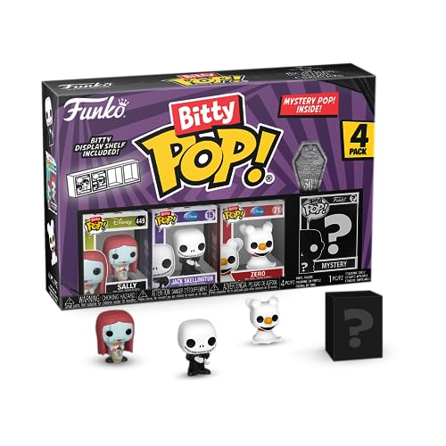 Figura FUNKO POP! Disney Bitty: Nbc- Sally (4pk) Funko - Bonecos de ação e brinquedo - figura, funko pop, disney bitty, nbc sally