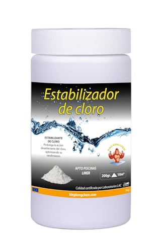 Estabilizador de Cloro para Piscina 1Kg (Recondicionado Como Novo) AQUAPOOL CHEMICAL - Limpeza de piscinas e produtos químicos - estabilizador, cloro residual, piscina, recondicionado