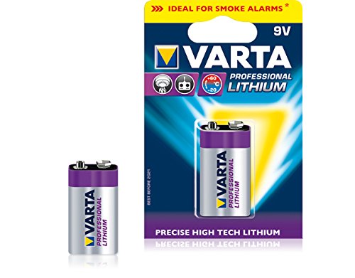 Pilha Não Recarregável VARTA 9V Ultra Lithium Varta - Baterias de uso geral - litio, Prisma, 9V, 1200 mAh