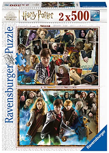 Puzzle RAVENSBURGER Harry Potter 2X500 Peças Ravensburger - Quebra-cabeças - puzzle, ravensburger, Harry Potter, 2x500 peças, cartão
