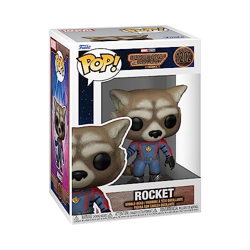Figura FUNKO Pop! Vinyl: Guardians Of The Galaxy 3 - Rocket Raccoon Funko - Brinquedos - Rocket Raccoon, Guardians of the Galaxy 3, vinil, acessório