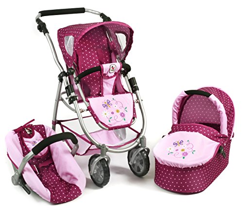 Carrinho de Bebé BAYER Chic 2000 Emotion All In Bayer Chic 2000 - Acessórios para bonecas e figuras de ação - barra de segurança, compartimento de armazenamento, removível, cobertura dos pés