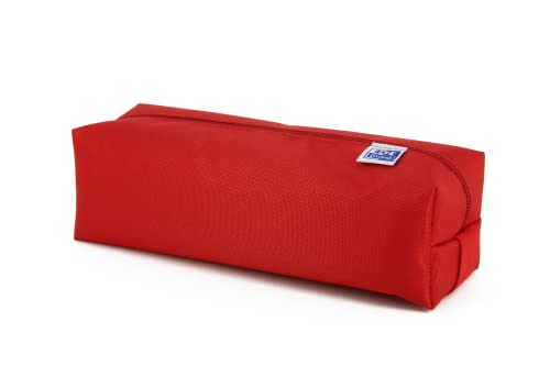 Estojo OXFORD (Vermelho - Poliéster - 18.5 x 9.5 cm) Hamelin Brands - Estojos para canetas e lápis - poliéster, 18.5 x 9.5 cm