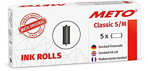Etiquetas METO 9506060 Preto sobre Branco Meto - Consumíveis de impressora - preto, branco, proline