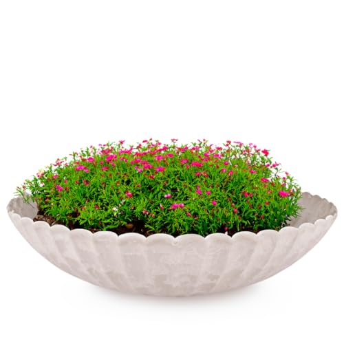 Vaso de Jardim MATCHES21 35Cm (Areia - 35x35xH35cm) matches21 HOME & HOBBY - Móveis de exterior - plástico, areia, 35x35xH35cm