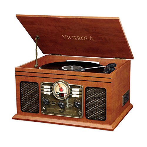 Gira-Discos Victrola VTA-200B | Castanho, Madeira Victrola - Gira-discos e leitores de vinil - giradiscos, victrola, castanho, madeira