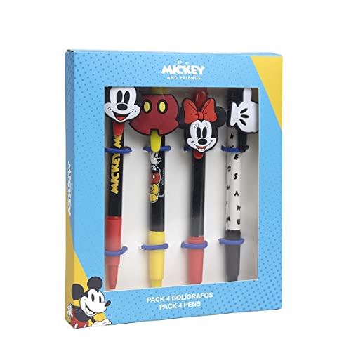 Esferográfica MICKEY MOUSE Life's Little Moments (Preto) CERDÁ LIFE'S LITTLE MOMENTS - Canetas - tinta preta, design Disney, borracha, 135 cm