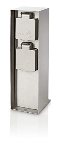 Tomada PHILIPS BY SIGNIFY 1710847160 (Interior - 250 V - Branco) Philips - Tomadas e soquetes de energia - interior, 250 V, inox, ip44
